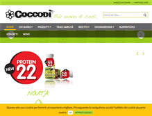 Tablet Screenshot of coccodi.it